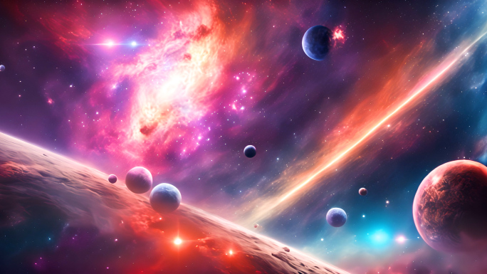 浩瀚宇宙星球动画