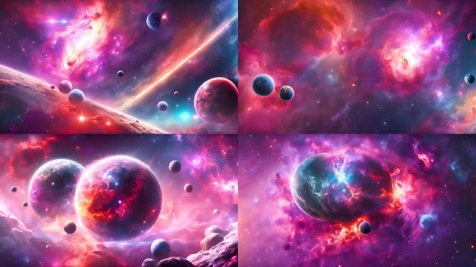 浩瀚宇宙星球动画