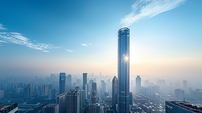 现代城市 幸福生活 美好家园 城市夜景