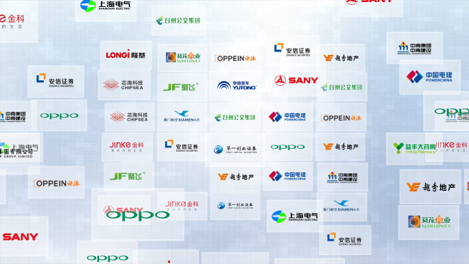 logo墙汇聚