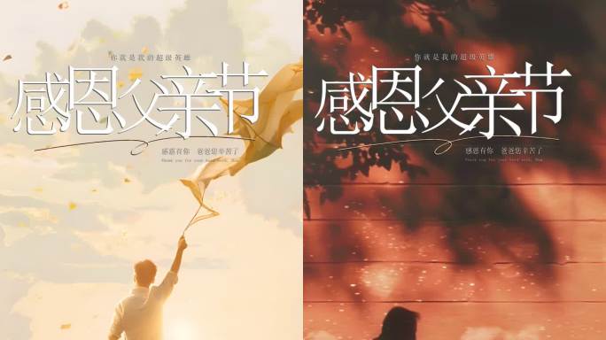 父亲节 竖屏 朋友圈 海报