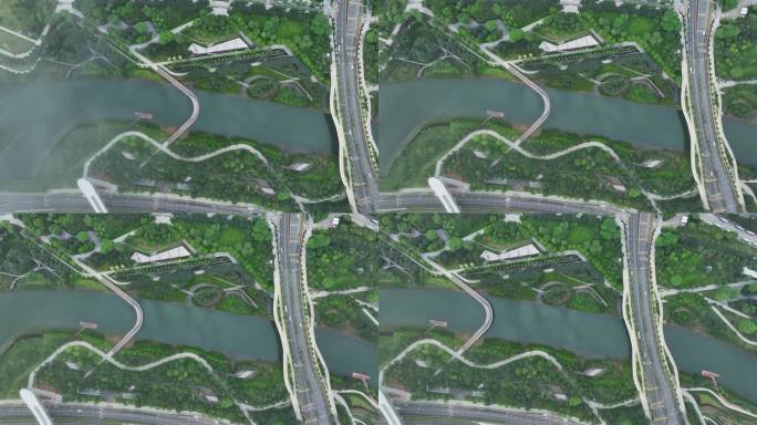 深圳南山区桂湾公园航拍