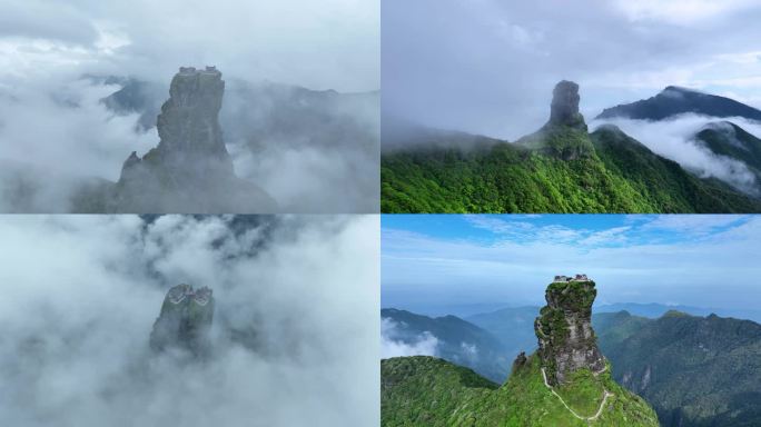 贵州梵净山红云金顶
