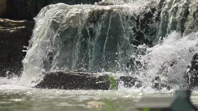 水花 水 瀑布 水流 流水 水帘