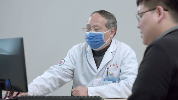 医院中医科室问诊把脉