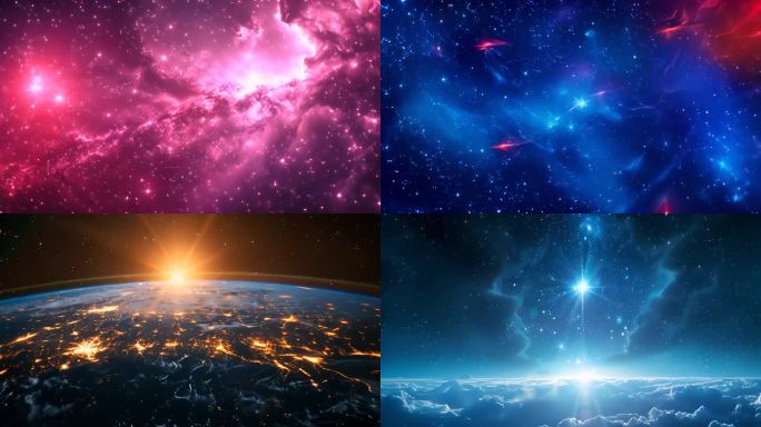 唯美星空浩瀚宇宙梦幻星空