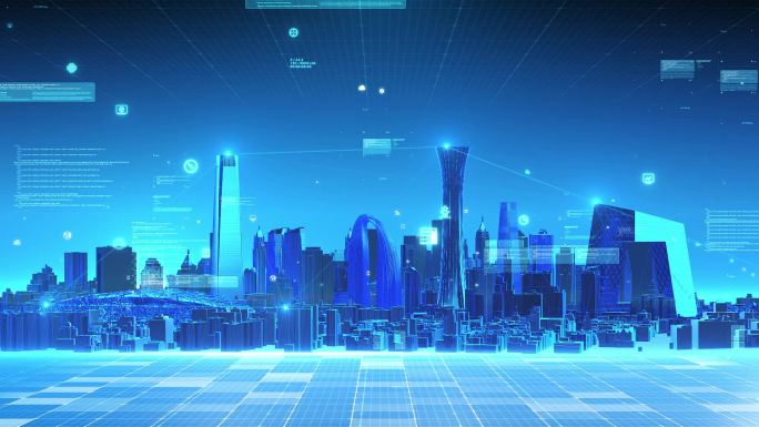 E3D科技智慧城市AE模板源文件-北京