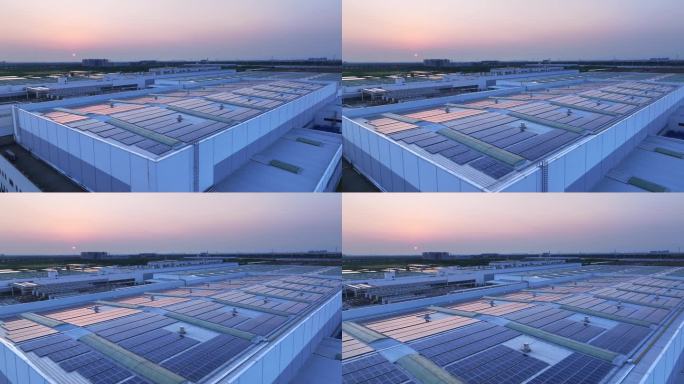 工厂屋顶光伏太阳能发电站