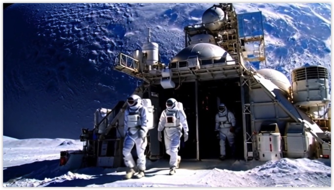 人类登月月球基地