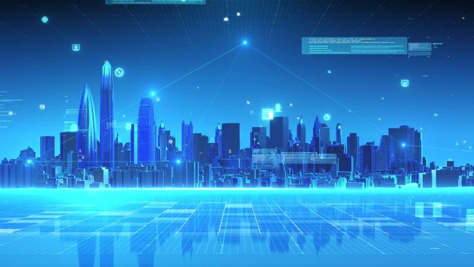 E3D科技智慧城市AE模板源文件-深圳