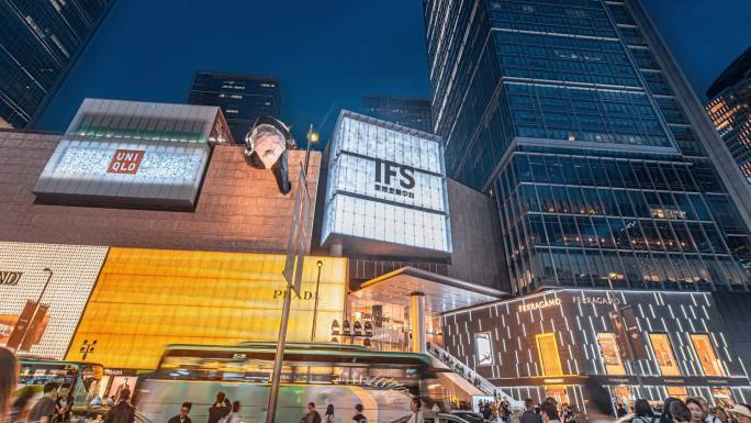 2024春熙路大范围日转夜延时合集