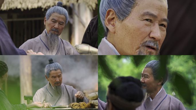 中医郎中为百姓号脉治病