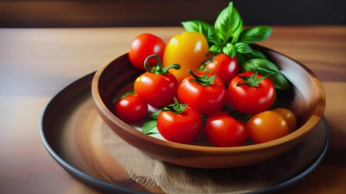 番茄西红柿素食健康食物