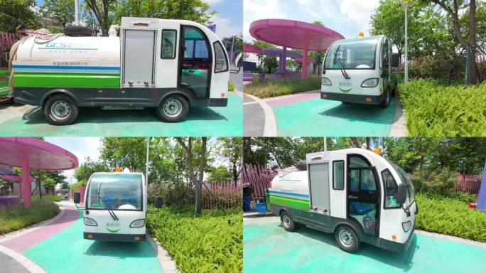 4K公园小环卫车