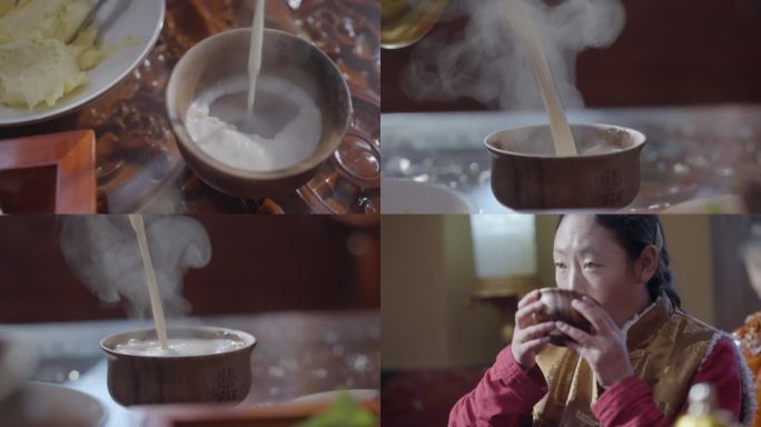 酥油茶 藏族 聚会