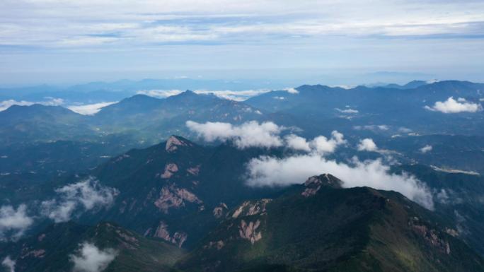 航拍六安金寨天堂寨，大别山天堂寨景区素材