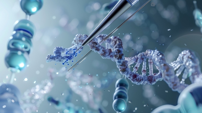 基因编辑DNA测序基因检测工程生物动画