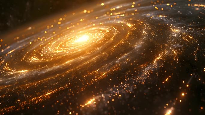 【4k】银河系星空宇宙探寻未知黑洞