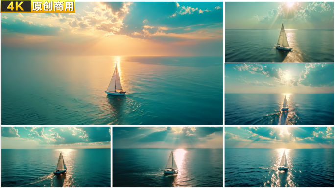 帆船 蓝色 海洋 旅游 航海