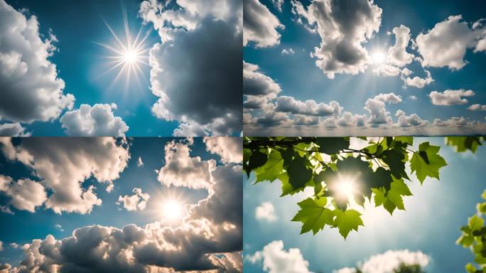 【20组镜】夏天炎热高温天气