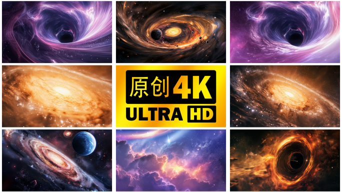 浩瀚宇宙星空星系星云黑洞合集
