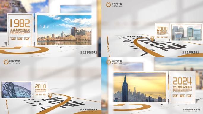 企业发展历程时间线展示