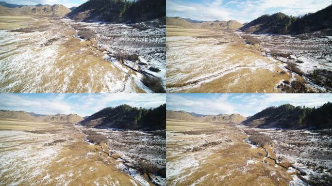 大雪融化冰河解冻