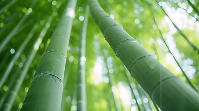 竹林 竹子 竹叶 毛竹 绿色生态特写竹子