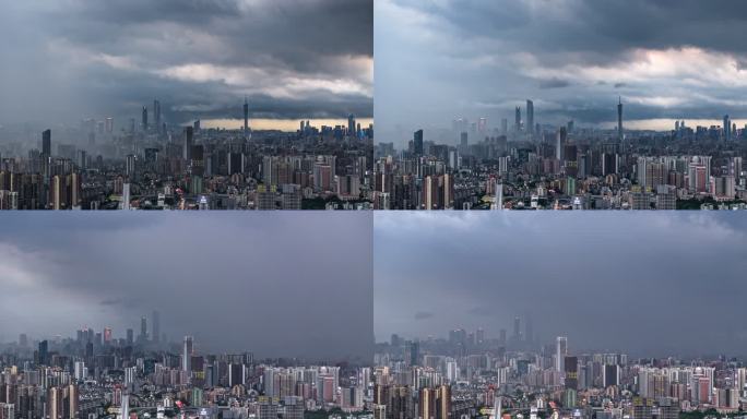 广州台风暴风雨