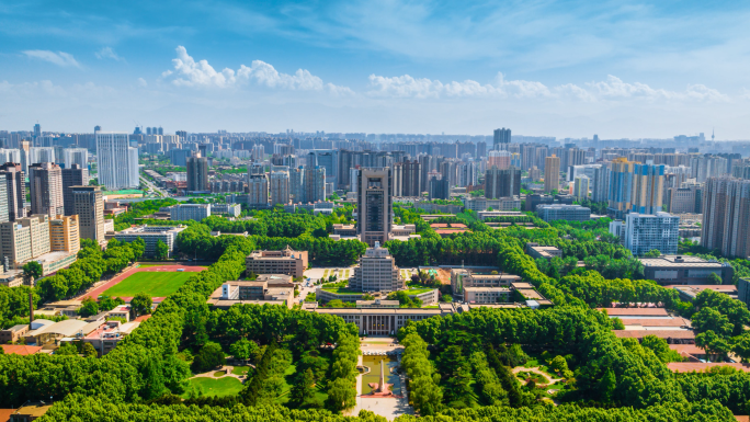 西安交通大学航拍延时摄影
