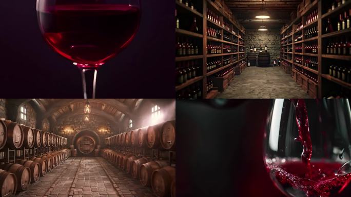 红酒品鉴与酒窖展示合集