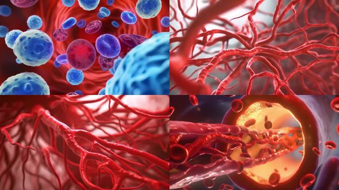 血管穿梭 红细胞 微观