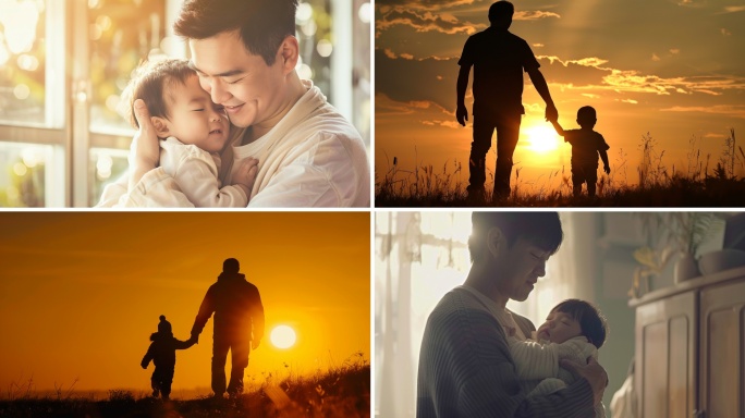 父爱如山，父亲背影