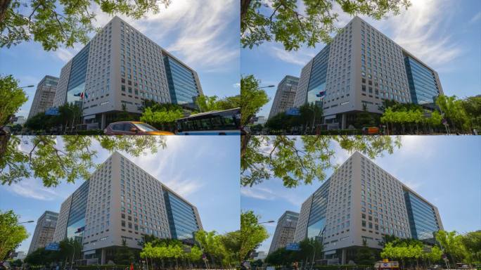 8k2024中国华电大楼延时