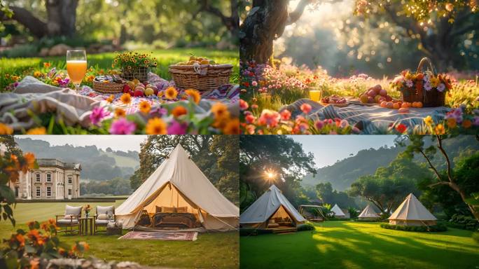 露营 帐篷 篝火 天空 自然 户外 冒险