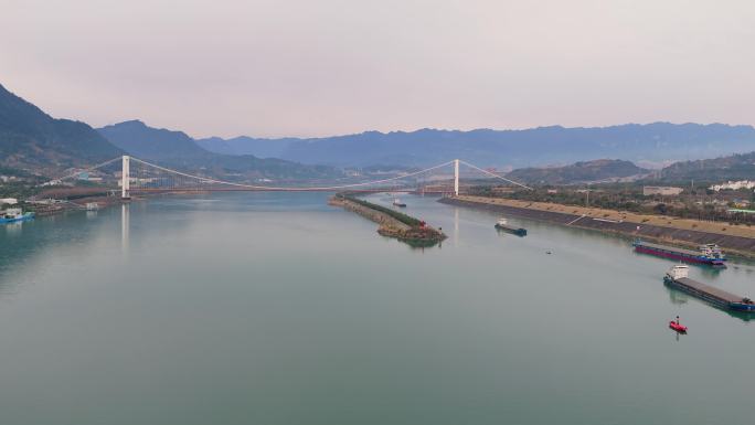 湖北宜昌长江三峡大坝旅游景区 西陵大桥