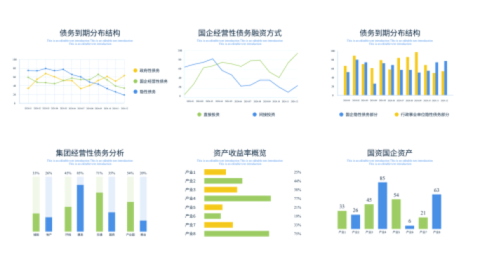 简洁图表数据报表