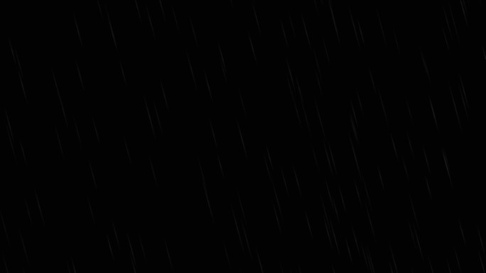 原创 带通道 下雨素材两款