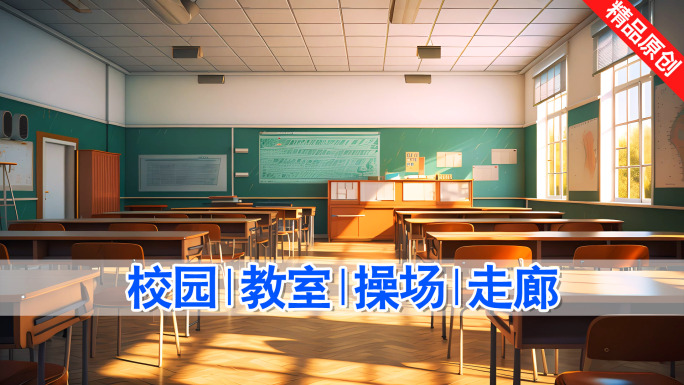 学校空镜校园教学楼 毕业季