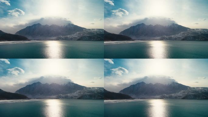 8K高山湖泊云海震撼航拍