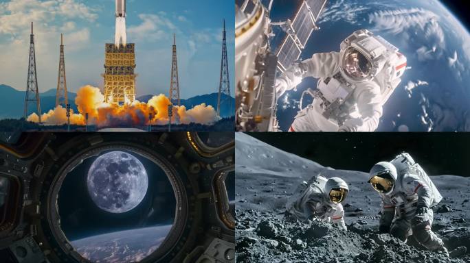 太空 宇宙 宇航员 探索 空间站