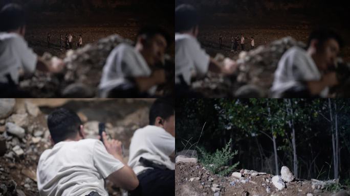 情景再现蹲守监视抓捕毒贩