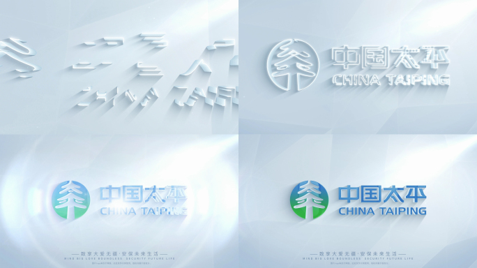 简洁明亮logo演绎（无插件）