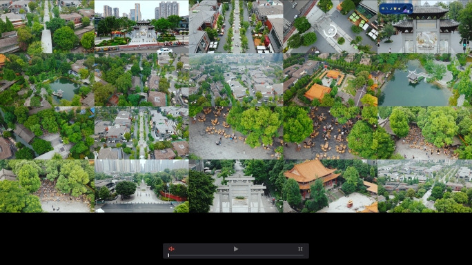 成都武侯区铁像寺水街多镜头合集