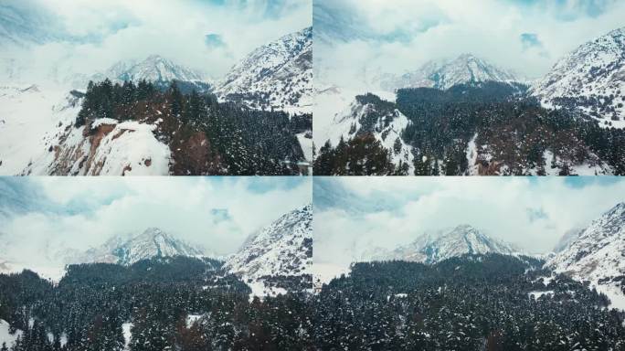 震撼雪山穿梭飞行