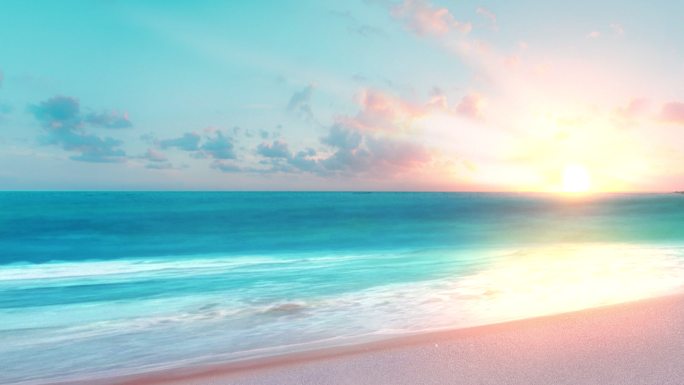 唯美海边海浪 视频循环