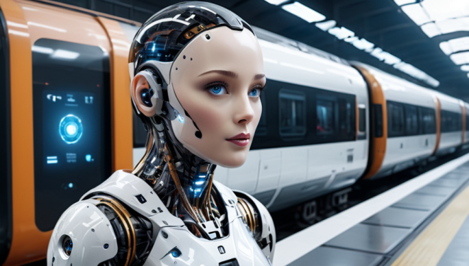 AI演绎人工智能机器人城市