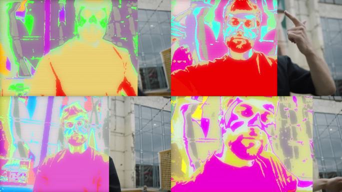 失帧发光滤镜【AE模板】