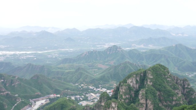 航拍狼牙山五壮士80周年纪念