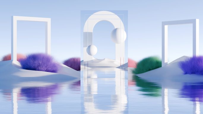 超现实唯美场景3D